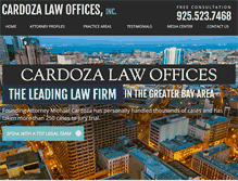 Tablet Screenshot of cardolaw.com